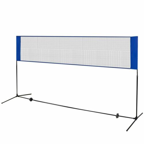 10'x7' Portable Height Adjustable Badminton Volleyball Tennis Net Set Equipment