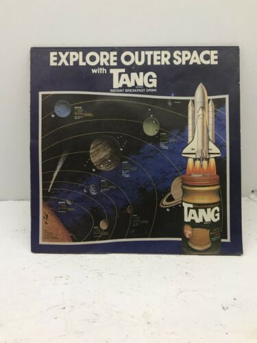 Tang Promo Outer Space Poster Map Explore Outer Space