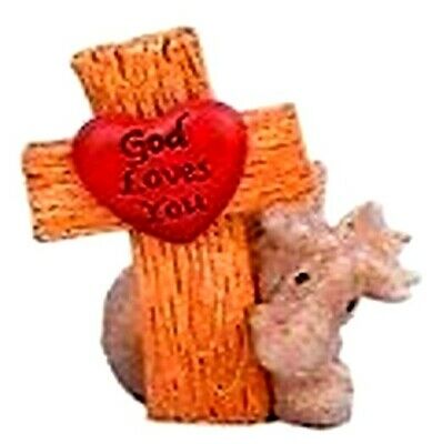 God Loves You Quarry Critters Moose#48105 New Fast~ship