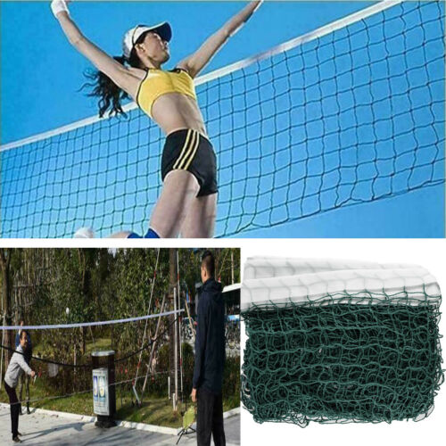 20ft Badminton Tennis Volleyball Net Sports Mesh For Beach Garden Indoor Outdoor