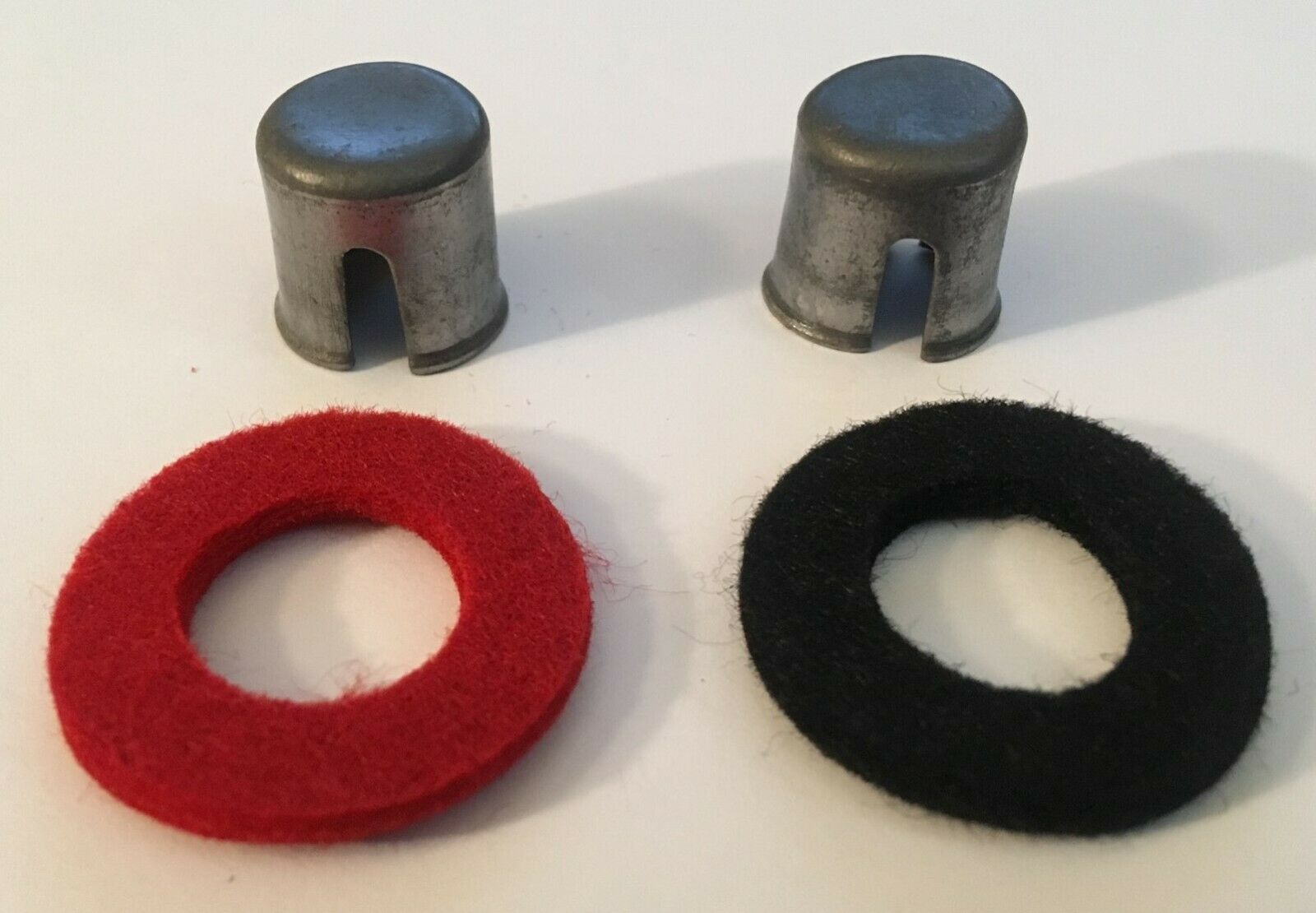 2 Piece Battery Post Lead Shim Cap Terminal Repair With Post Washers Felt Rings