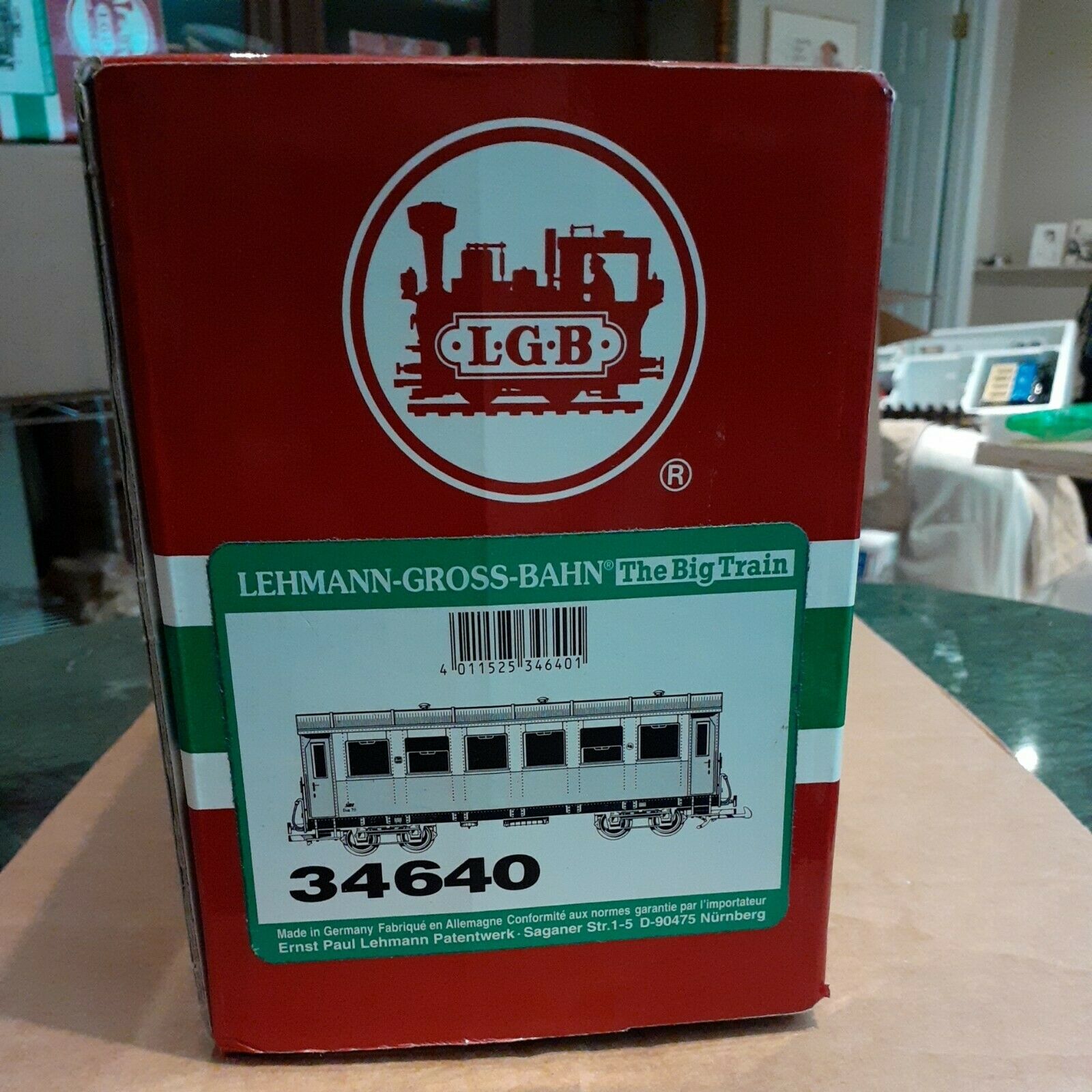 Lgb 34640 Narrow Gauge Passenger Coach  In Original Boxes  Only 2  Left 4 Sold