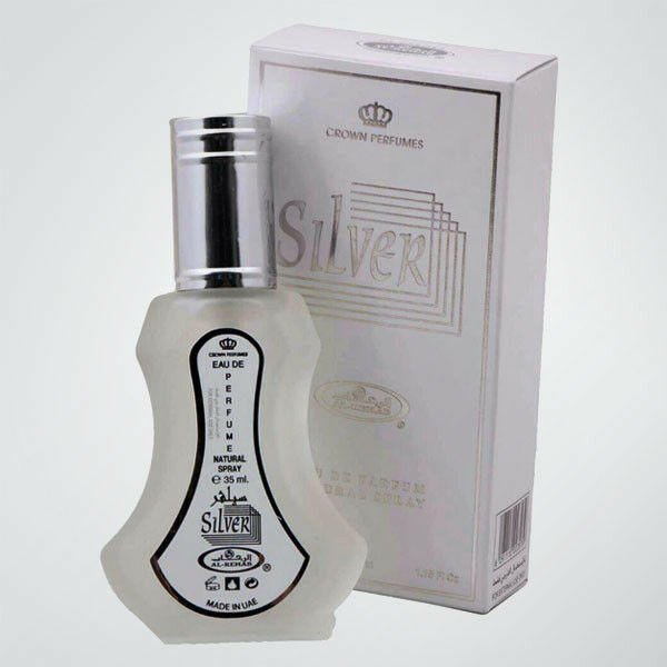 Silver 35 Ml Eau De Parfum Natural Spray By Al Rehab Perfumes